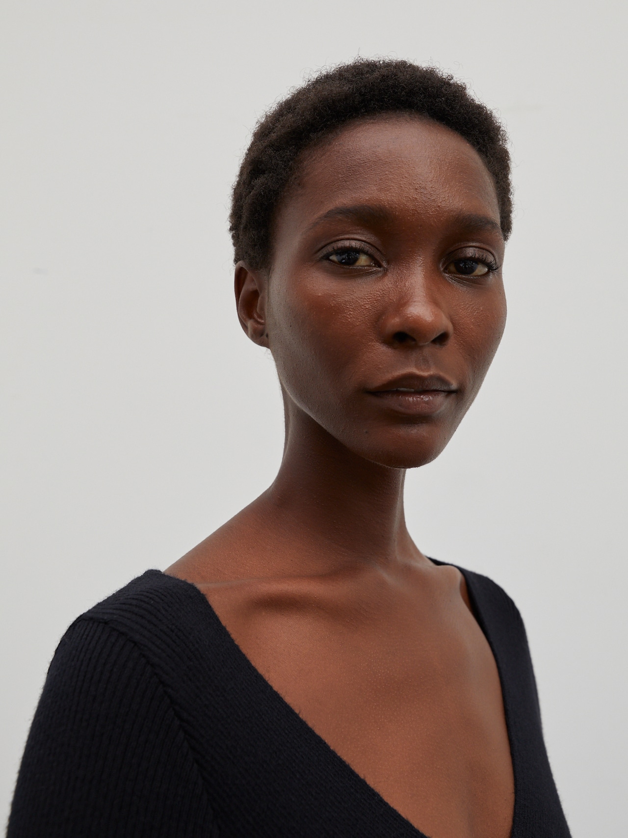 EDITED Producten Gebreide jurk 'Poppy' Zwart