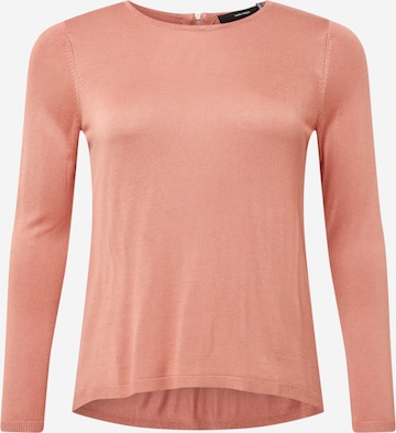 Pull-over 'Vica' Vero Moda Curve en rose : devant