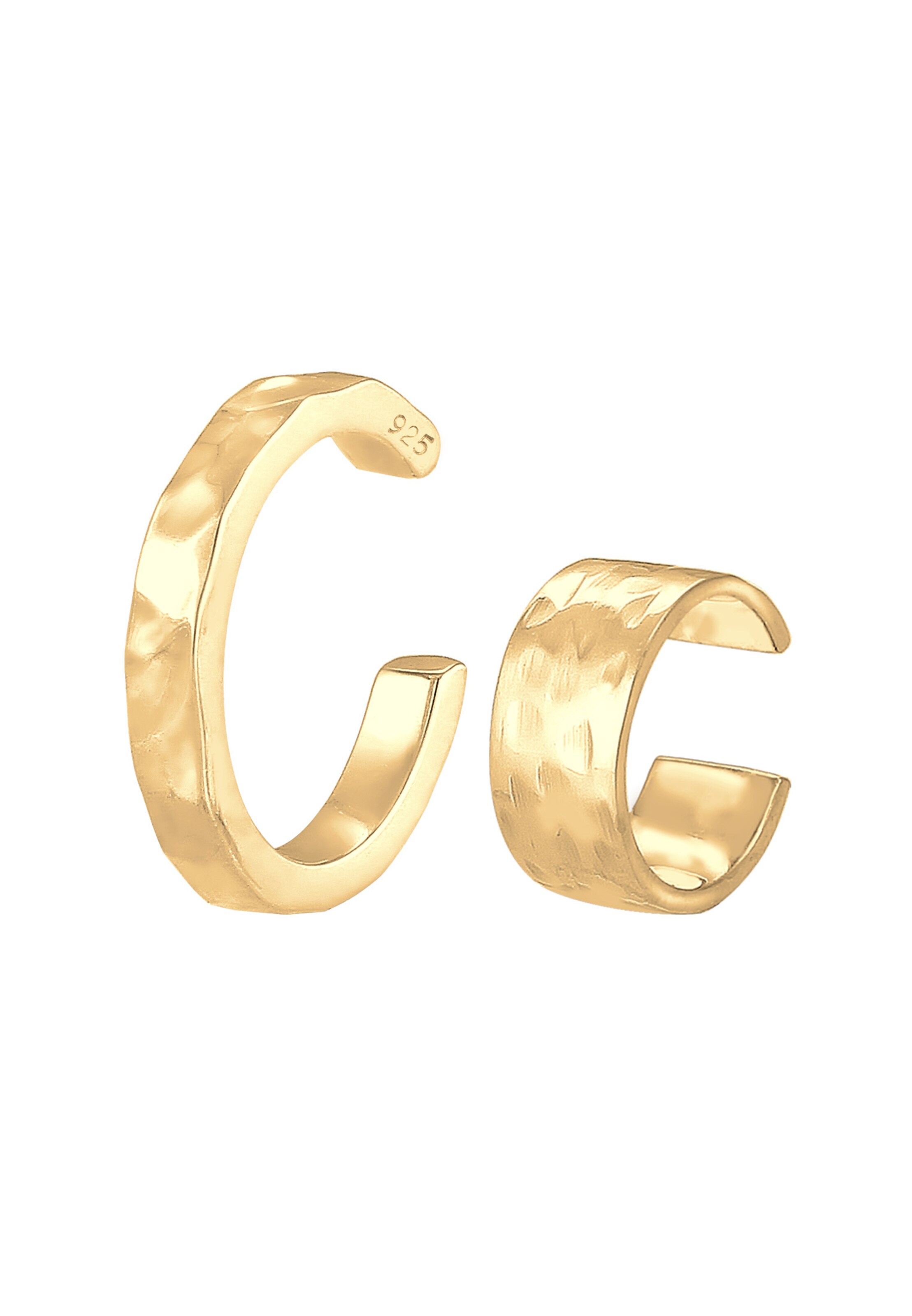 ELLI Örhängen 'Geo' i guld: framsida