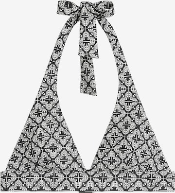 Marc O'Polo Triangel Triangel-Bikini-Top ' Geo Capsule ' in Schwarz: Vorderseite