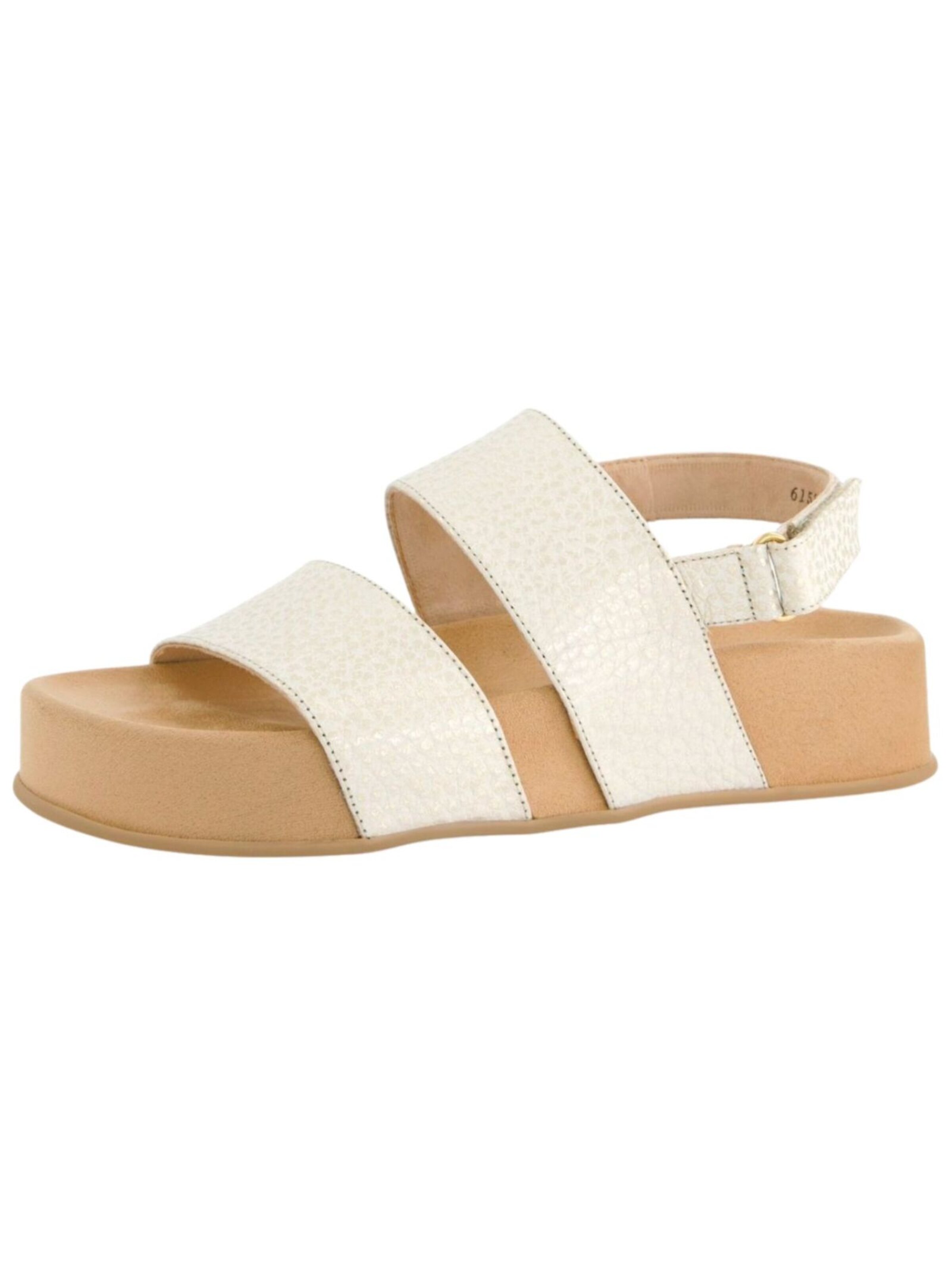 Sandales Paul Green en beige : devant