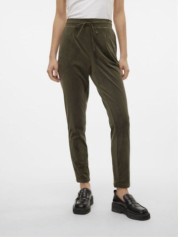 VERO MODA Tapered Broek 'LEA' in Groen: voorkant