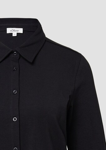 s.Oliver Bluse in Schwarz