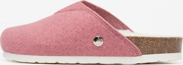 Clogs 'Fudji' di Bayton in rosa: frontale