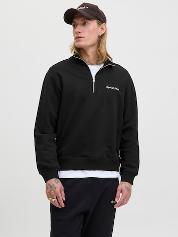 JACK & JONES Sweatshirt 'JORNORREBRO' i svart: framsida