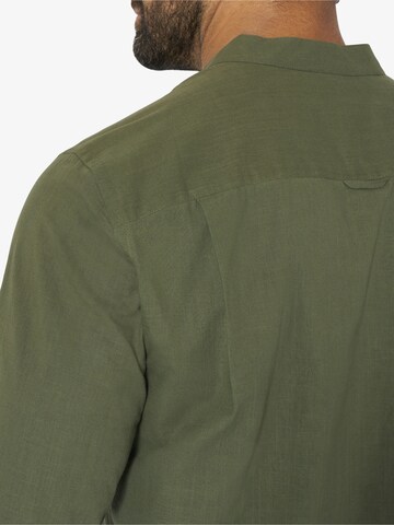Jan Vanderstorm Comfort fit Button Up Shirt 'Kallu' in Green