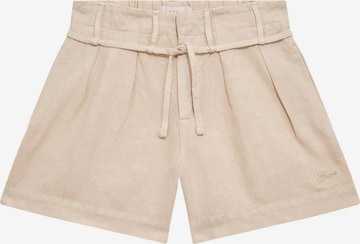 GUESS Loose fit Pants in Beige: front