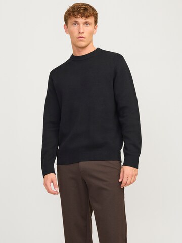 JACK & JONES Sweater 'JPRBlamilano' in Black: front