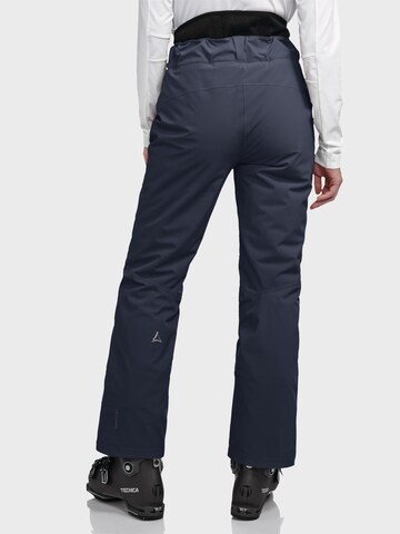 Schöffel Regular Outdoor trousers 'Lizum' in Blue
