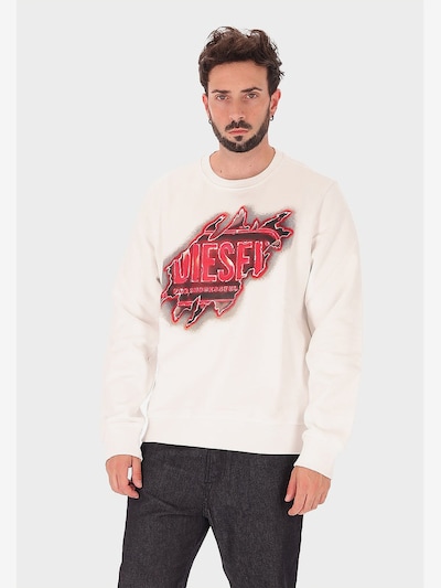 DIESEL Sweatshirt in L in White, Item view