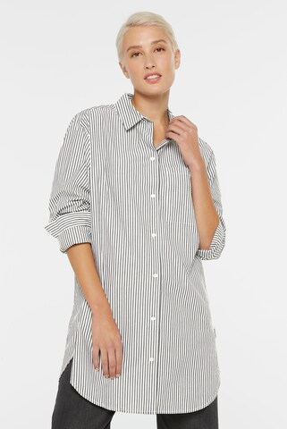 SENSES.THE LABEL Blouse in Black: front