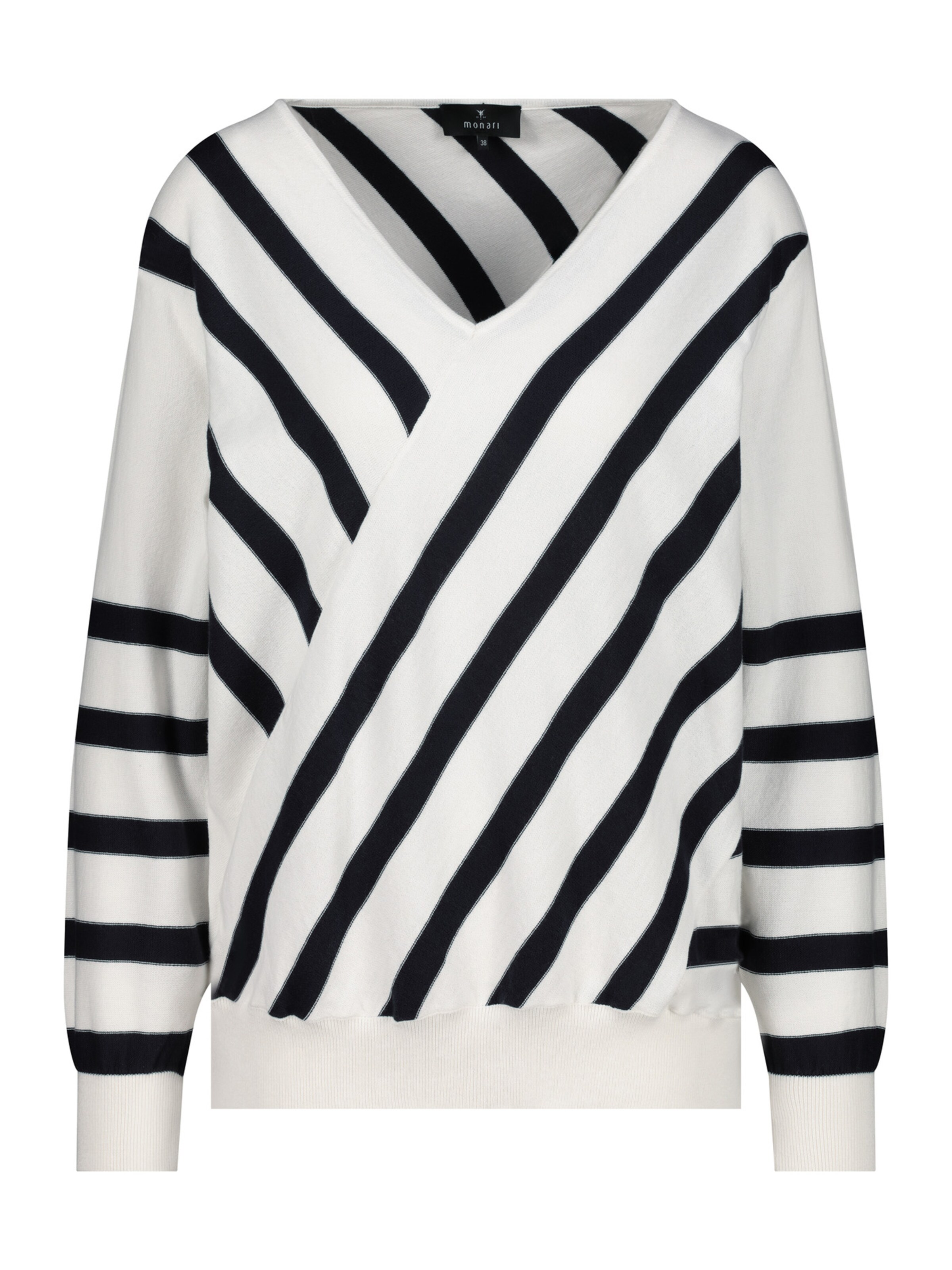 monari Kampsun, värv valge: eest vaates