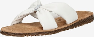 LAZAMANI Mules in White: front