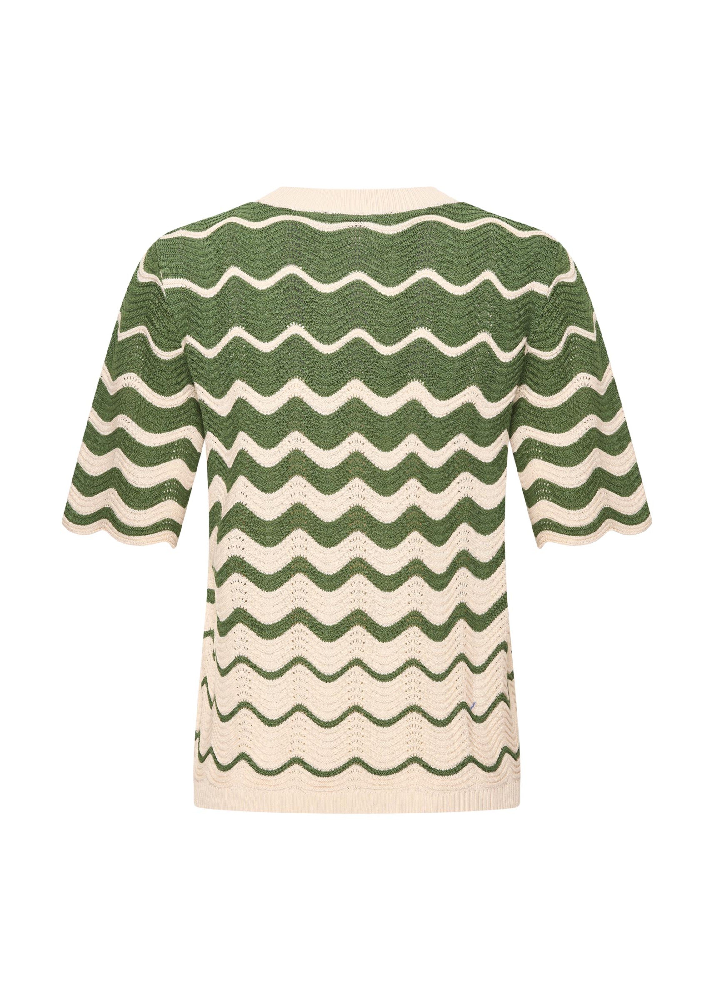 4funkyflavours Knit cardigan 'Sea Gets Hotter' in White