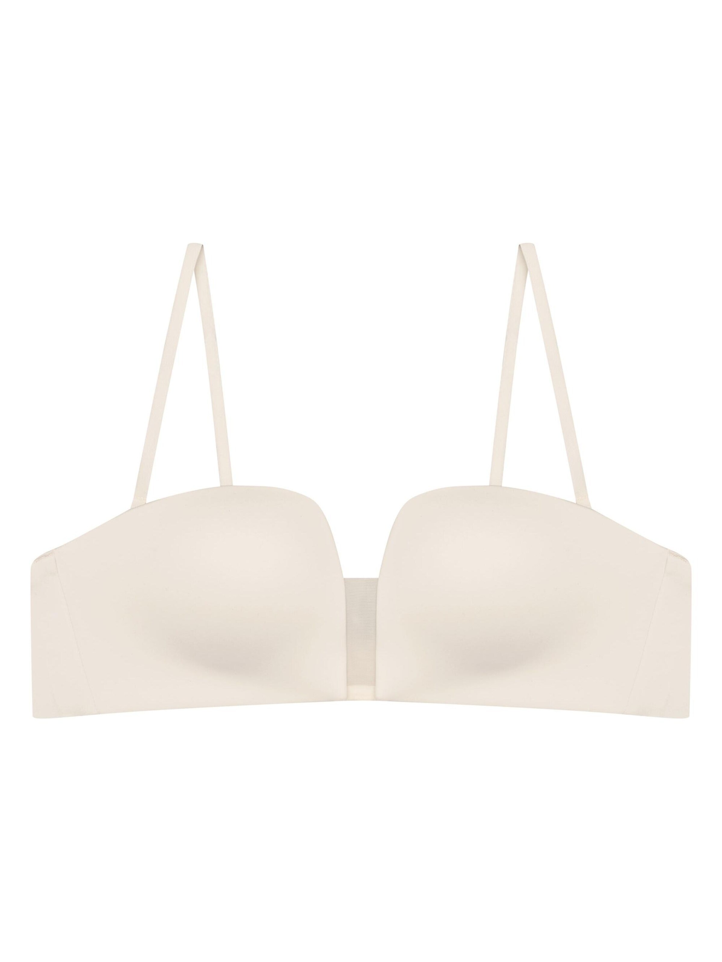 Push-up Reggiseno 'Push-up-BH Blank, Balconette-Cups, glatte Cups' di ESOTIQ in beige