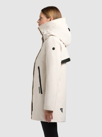 khujo Winter Jacket 'Lane' in White