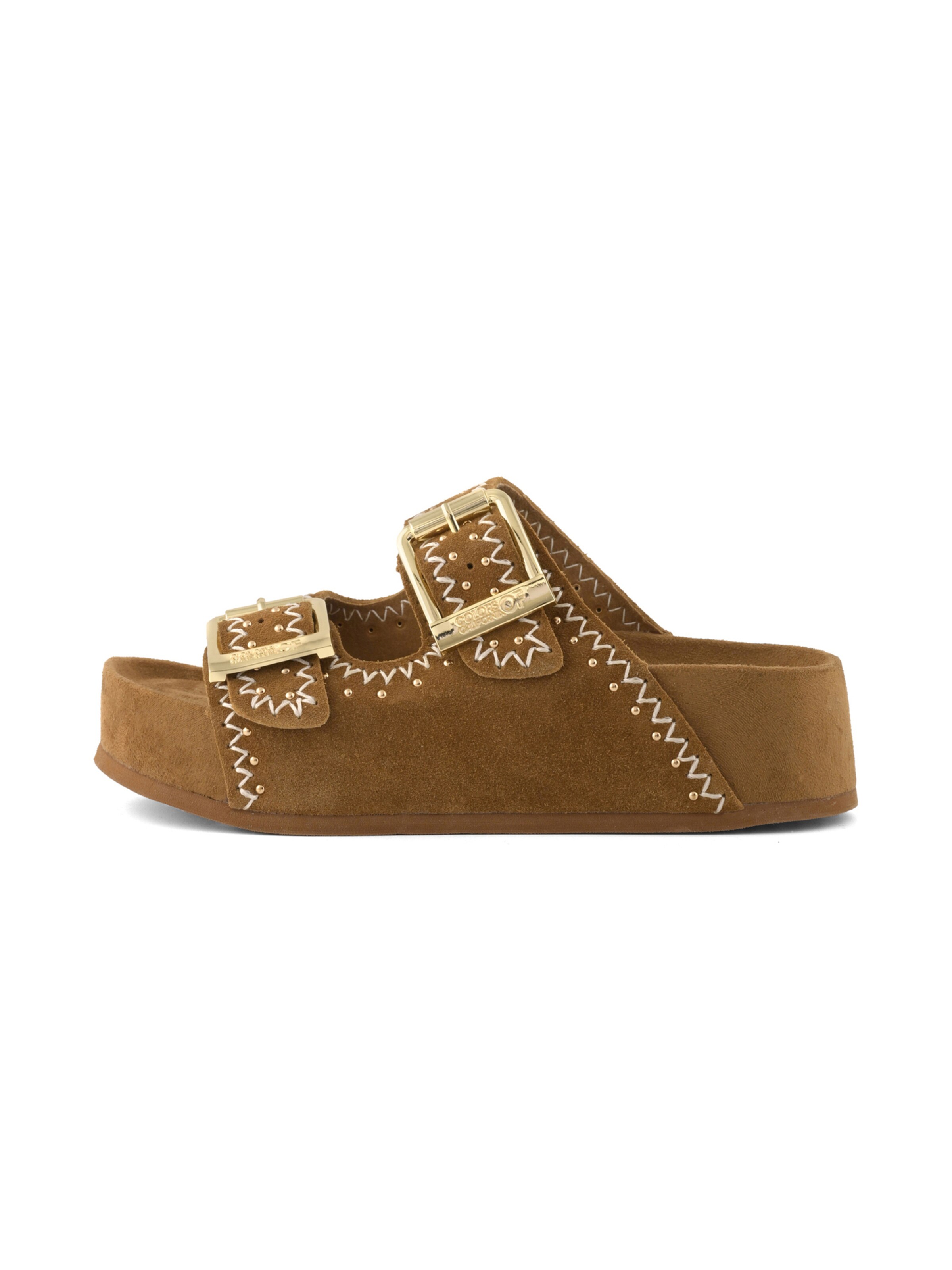 Zoccoletto di COLORS OF CALIFORNIA in marrone: lato