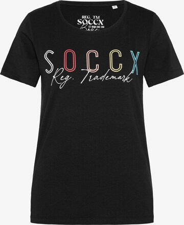 Soccx T-Shirt in Schwarz: predná strana