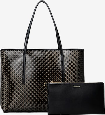 Borsa a mano di Calvin Klein in nero: frontale