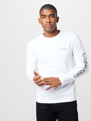 Calvin Klein Shirt in White: front