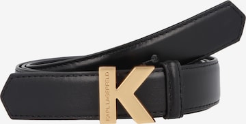 Ceinture 'Signature' Karl Lagerfeld en noir : devant