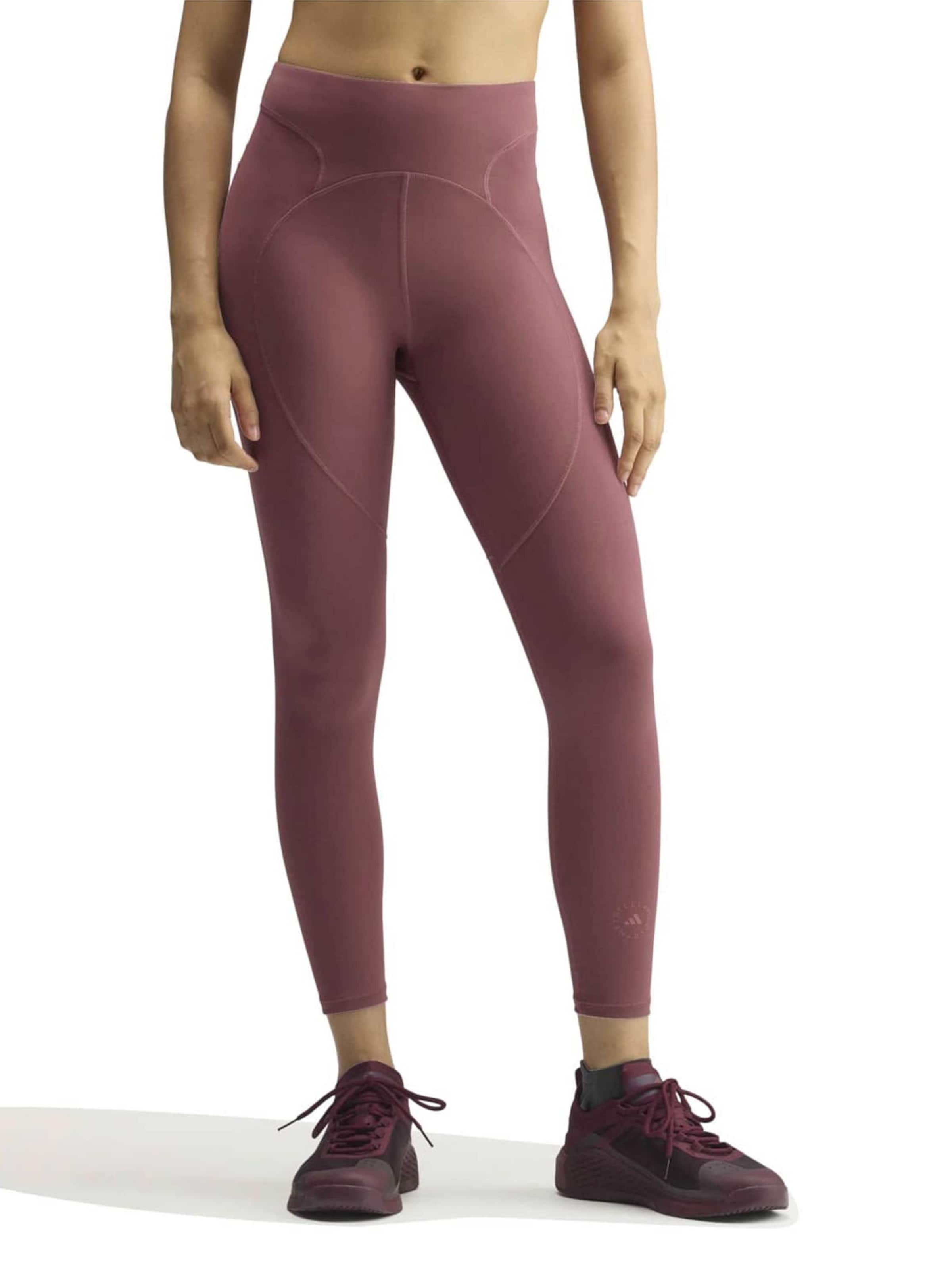 Skinny Pantalon de sport ADIDAS BY STELLA MCCARTNEY en rouge : devant