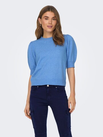 Pull-over 'Rica' ONLY en bleu : devant