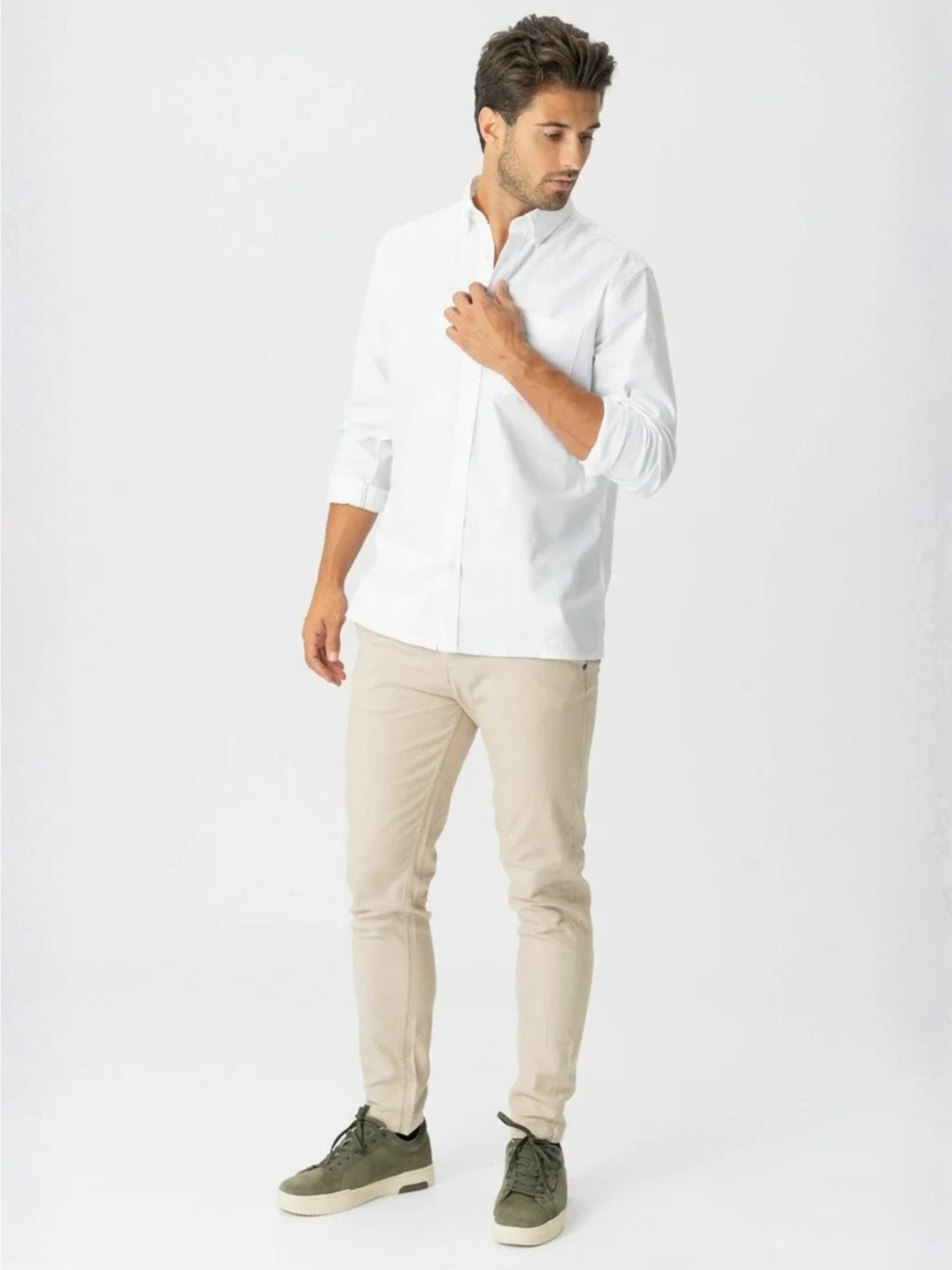 TEESHOPPEN Regular Fit Skjorte ' The Original ' i hvid