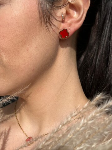 Pure Schmuck Earrings 'Clover' in Gold