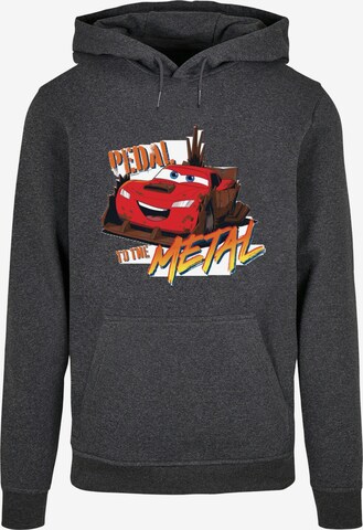 ABSOLUTE CULT Sweatshirt 'Cars - Pedal To The Metal' in Grau: predná strana