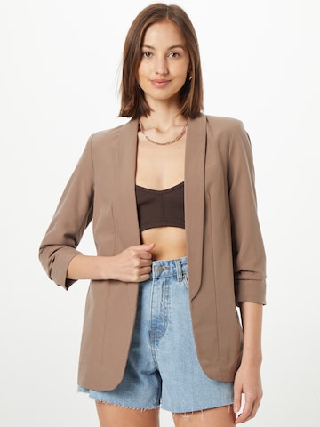 PIECES Blazer in Brown: front