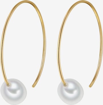 Valero Pearls Earrings in Gold: front