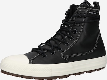 CONVERSE High-Top Sneakers in Black: front