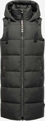 NAVAHOO Bodywarmer in Grijs: voorkant