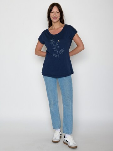 GREENBOMB Shirt 'Cool Dickybird' in Blauw