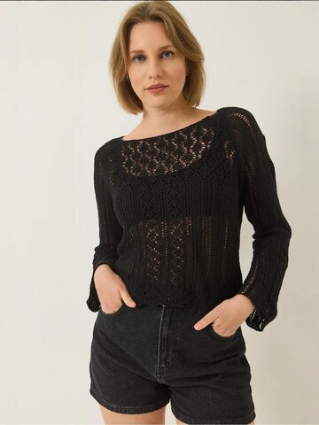 Bianco Lucci Pullover in Schwarz