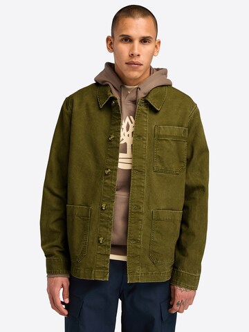 Veste mi-saison TIMBERLAND en vert : devant