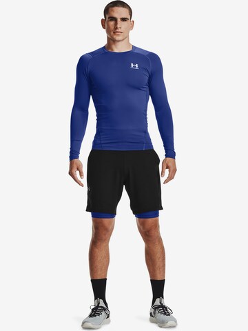 UNDER ARMOUR Skinny Sportunterhose in Blau