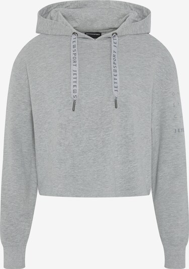 Jette Sport Sweatshirt in hellgrau / graumeliert, Produktansicht