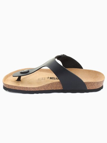 Bayton T-Bar Sandals 'Mercure' in Black