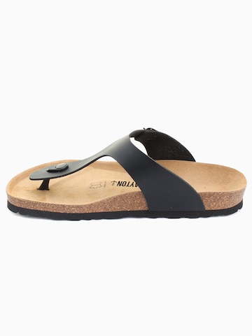 Bayton Teenslippers 'Mercure' in Zwart