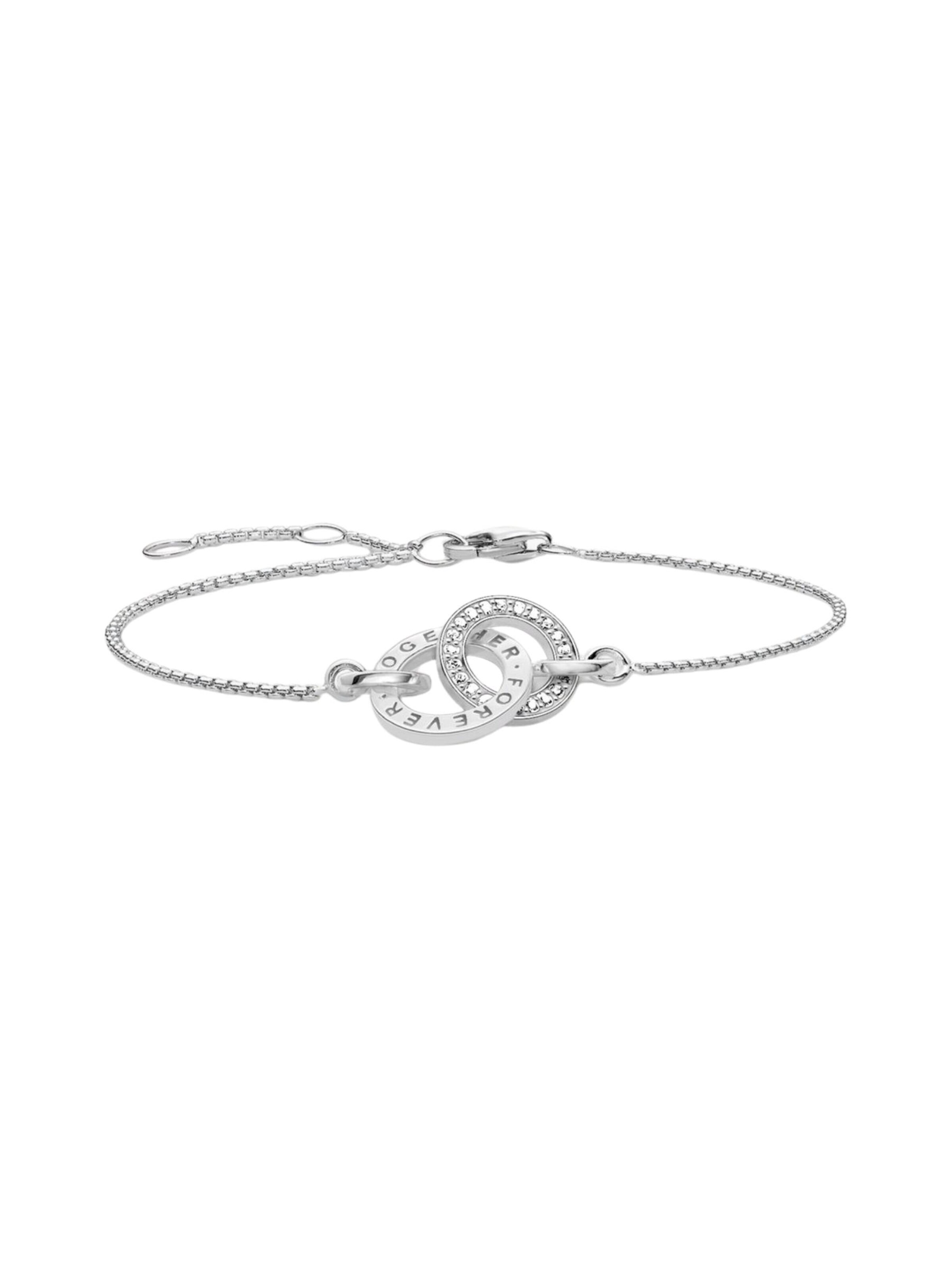 Bracelet 'Forever Together' Thomas Sabo en argent : devant