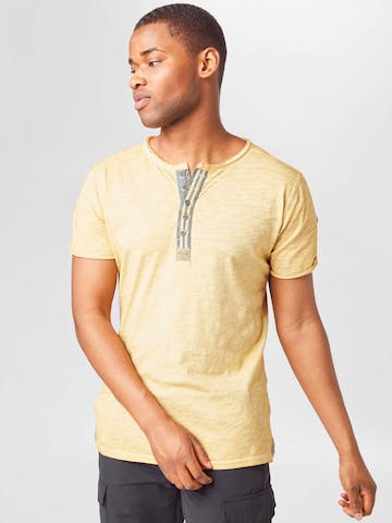 Key Largo Shirt 'Arena' in Yellow: front