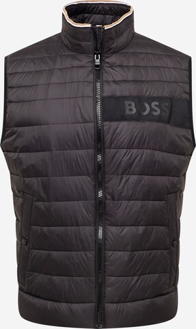 BOSS Vest 'Darolan' in Black: front