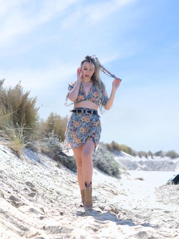 Hobo Sapiens - Top 'Priya crop top' en azul