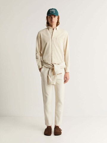 Scalpers Regular fit Button Up Shirt in Beige