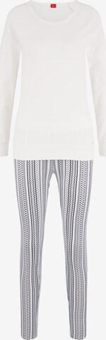 s.Oliver - Pijama en blanco: frente