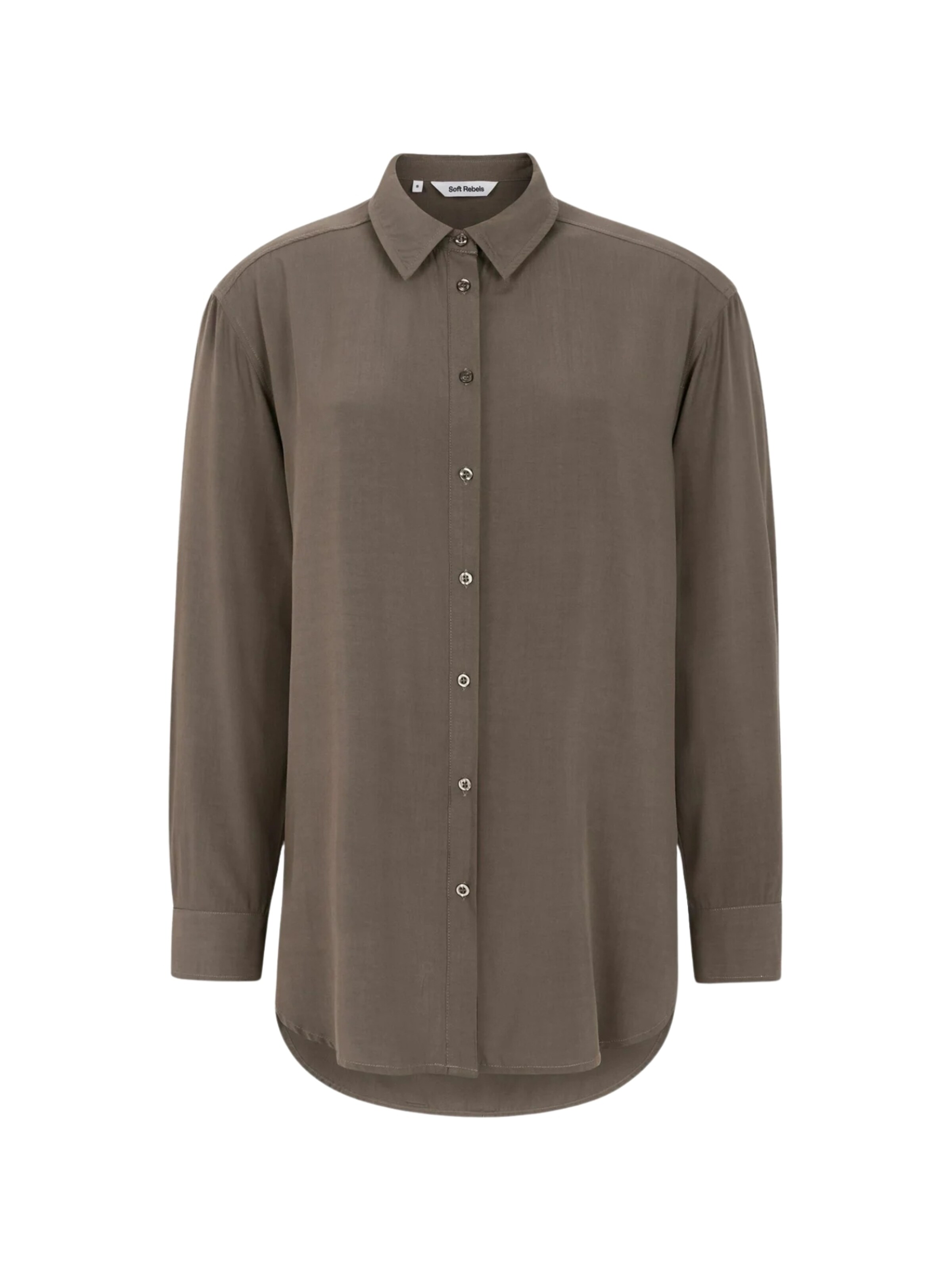 Camicia da donna 'Freedom' di Soft Rebels in marrone: frontale