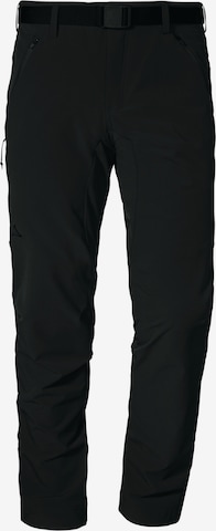 Schöffel Regular Outdoor Pants 'Taibun' in Black: front