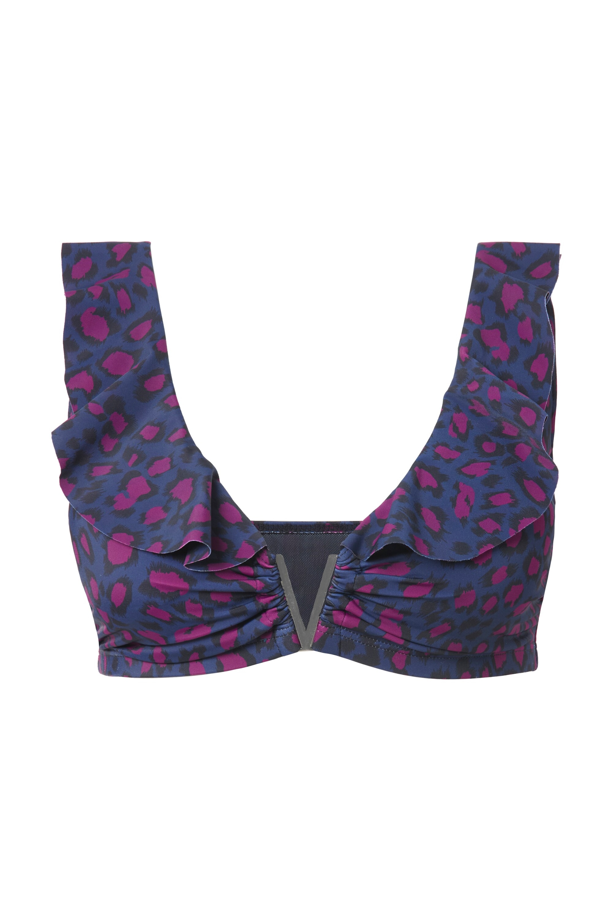 Studio Untold Bustier Bikini in Blau: Vorderseite